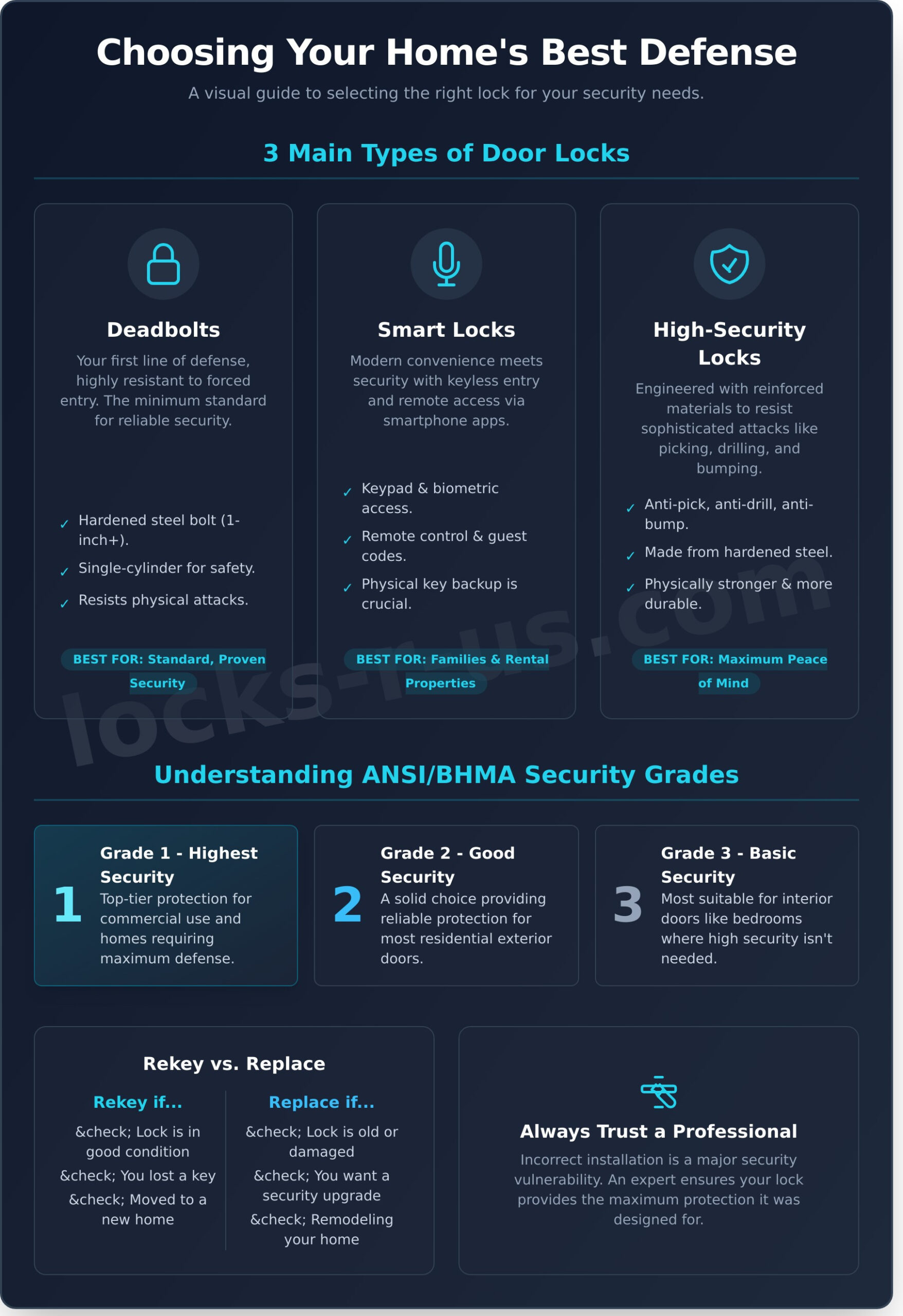 How to Choose a New Lock for Your Home: A Professional’s Guide - Infographic