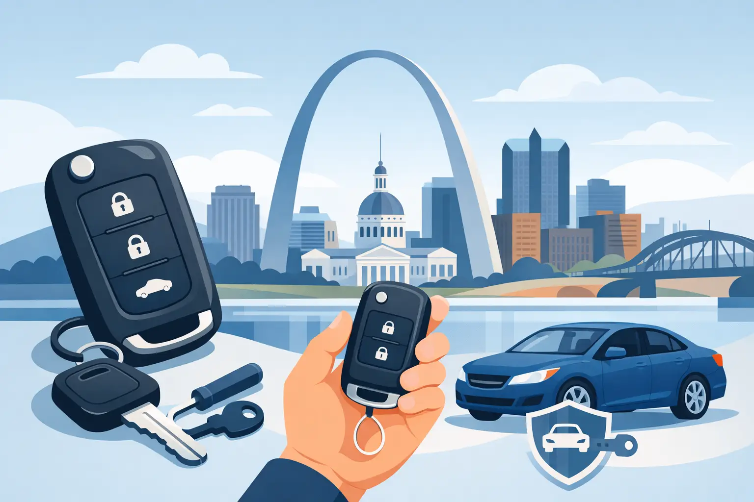 Solve Car Key Replacement St Louis issues with helpful advice, smart key solutions, and trusted mobile locksmith support nearby.