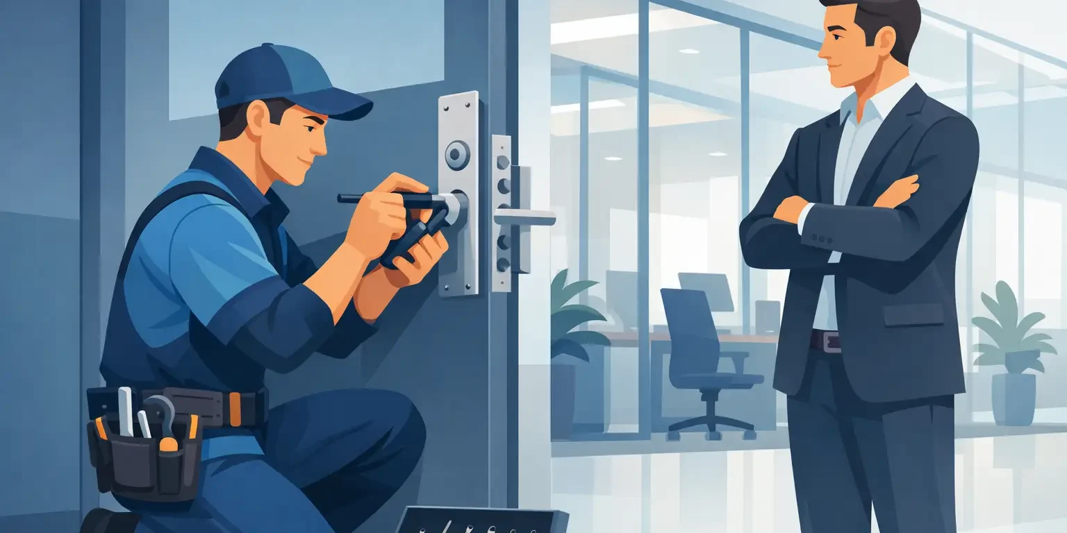 Commercial Door Lock Repair Done Right