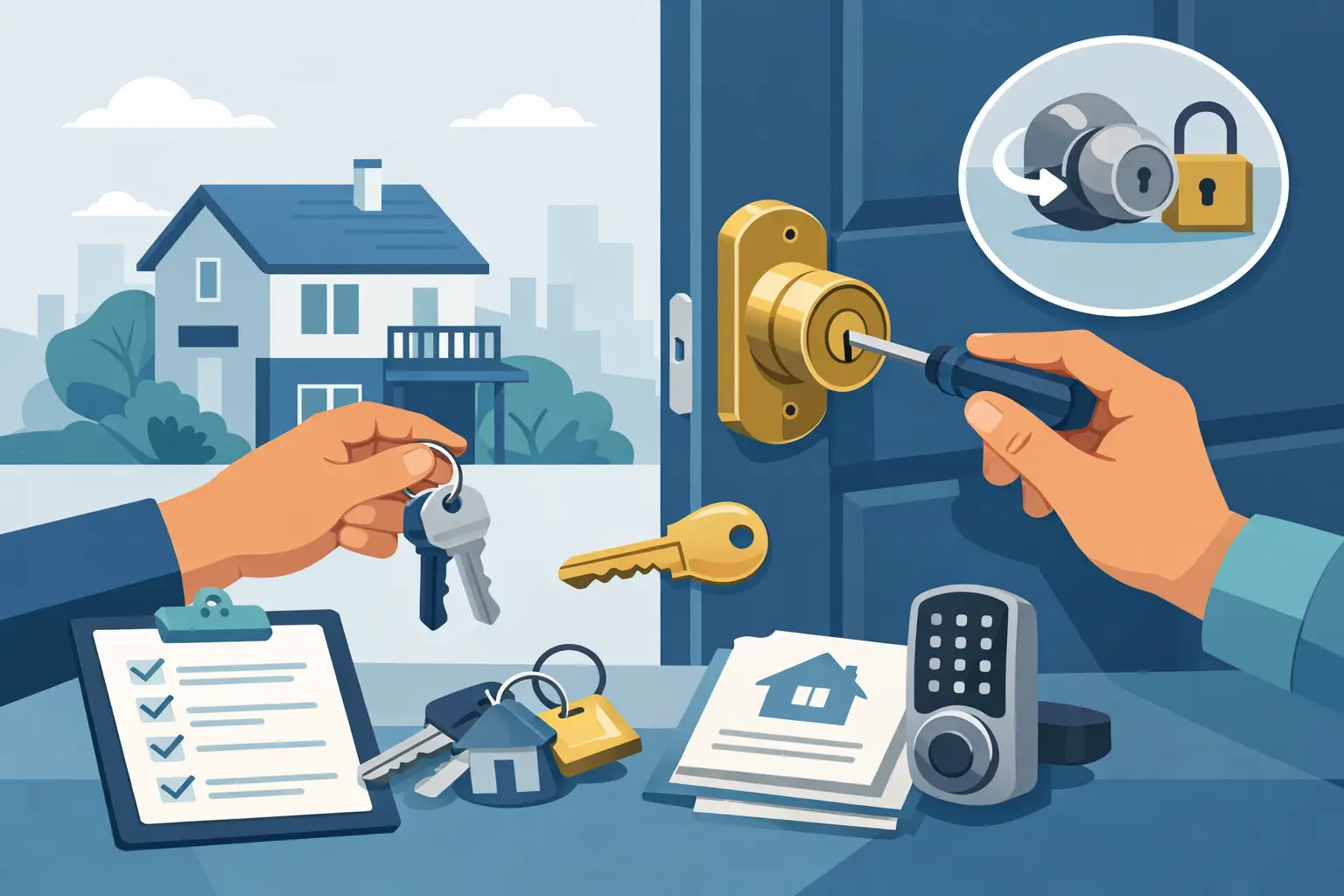 Landlord Lock Turnover Guide for Rentals