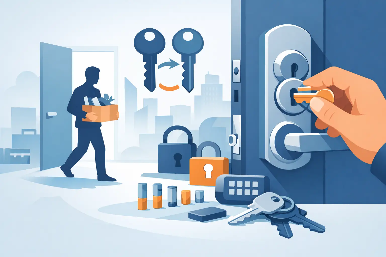 Business Rekeying After Employee Exit